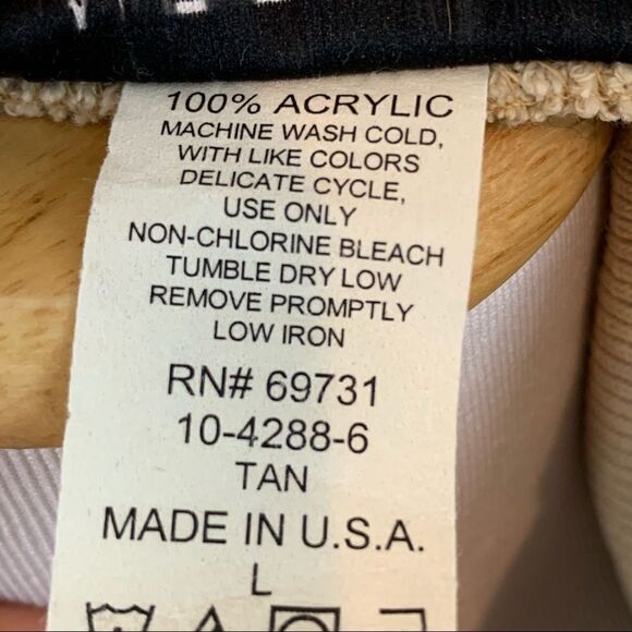 Tower Hill Collection tan ribbed cowl neck top - Picture 7 of 7